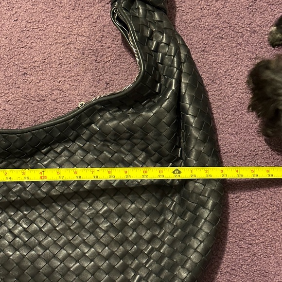 Authentic Bottega, Venetta, black, lambskin, leather Maxi Jodi intrecciato - Picture 3 of 14